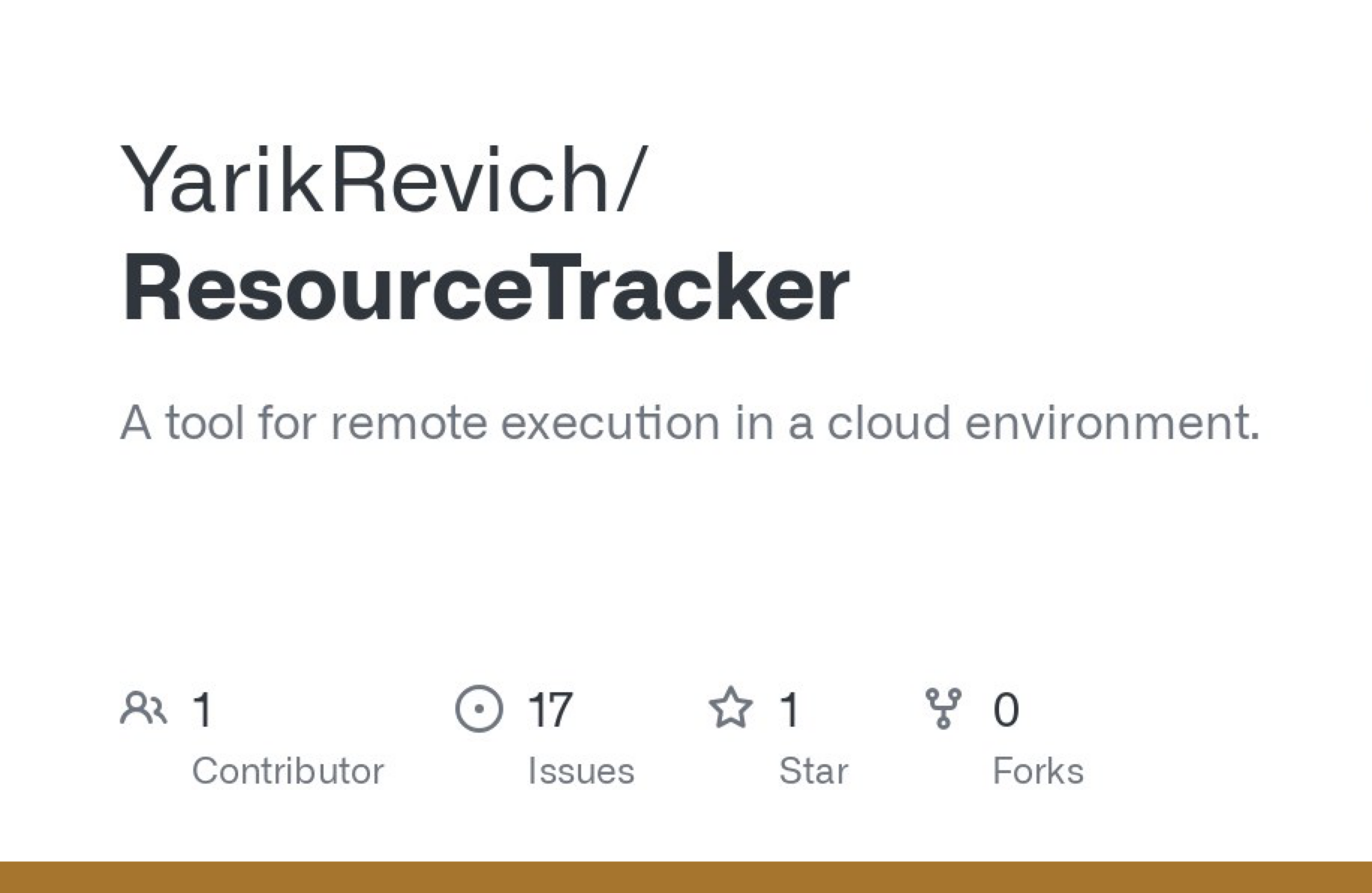 ResourceTracker